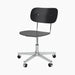 Co Task Chair, Veneer - Polished aluminium