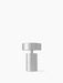Column Table Lamp, Portable - Brushed Aluminium