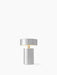 Column Table Lamp, Portable - Brushed Aluminium