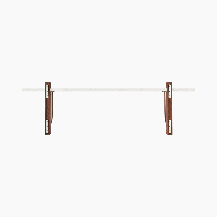 Corbel Shelf, Large - White Marble Carrara