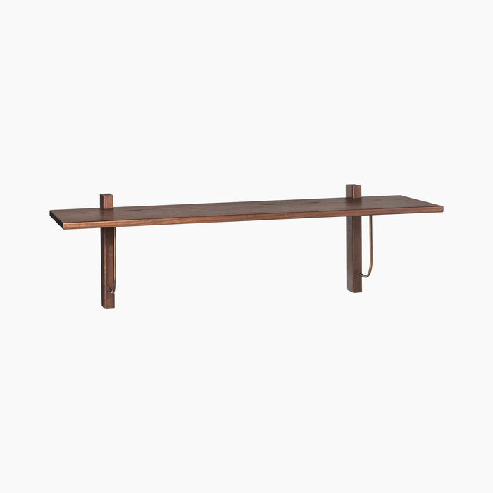 Corbel Shelf, Large - Dark Stained Oak