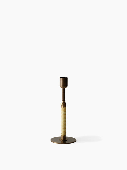 Duca Candle Holder - Bronzed Brass