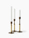 Duca Candle Holder - Bronzed Brass