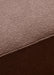 A close-up detail shot of the brown bouclé fabric on the Eave Modular Sofa, showing the texture and a diagonal seam.