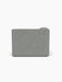 Back view of the Eave Modular Sofa, 96, Chaise Longue, upholstered in a textured, light grey Safire 12 fabric.