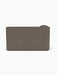 Back view of the Eave Modular Sofa, 96, Corner 144 in a dark taupe bouclé fabric, shown against a plain white background.