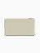 Back view of the Eave Modular Sofa, 96, Corner 144, upholstered in a light beige fabric, shown against a white background.