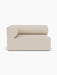 Eave Modular Sofa, 96, Corner 144 in a light-coloured fabric. The image shows the left corner module from the front.