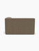 A back view of the Eave Modular Sofa, 96, Corner 144, upholstered in a textured, brown Safire fabric against a background.