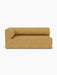Front view of the Eave Modular Sofa, 96, Corner 192. This is a left-corner module in a textured, moss-coloured fabric.