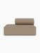 Eave Modular Sofa, 96, Open End 144. This left module in Logan Flint fabric has a deep seat and round backrest.