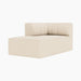 Eave Seamline Modular Sofa, 86, Chaise Longue - Logan Jasmine