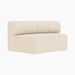 Eave Seamline Modular Sofa, 86, Concave, Open Section - Logan Jasmine
