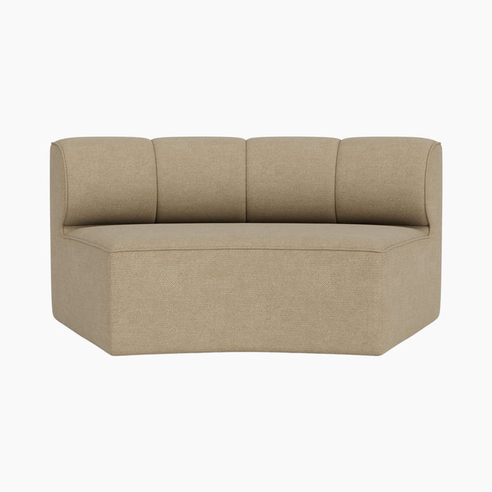 Eave Seamline Modular Sofa, 86, Concave, Open Section - Audo Bouclé 02