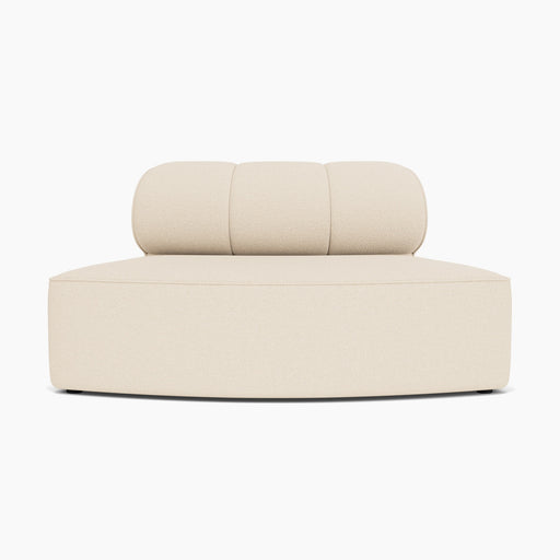 Eave Seamline Modular Sofa, 86, Convex Open Section - Logan Jasmine