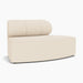 Eave Seamline Modular Sofa, 86, Convex Open Section - Logan Jasmine