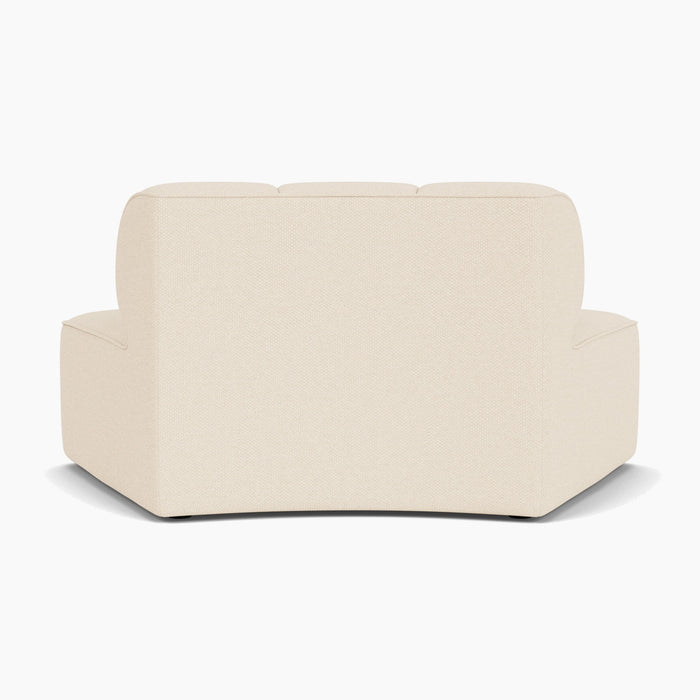 Eave Seamline Modular Sofa, 86, Convex Open Section - Logan Jasmine