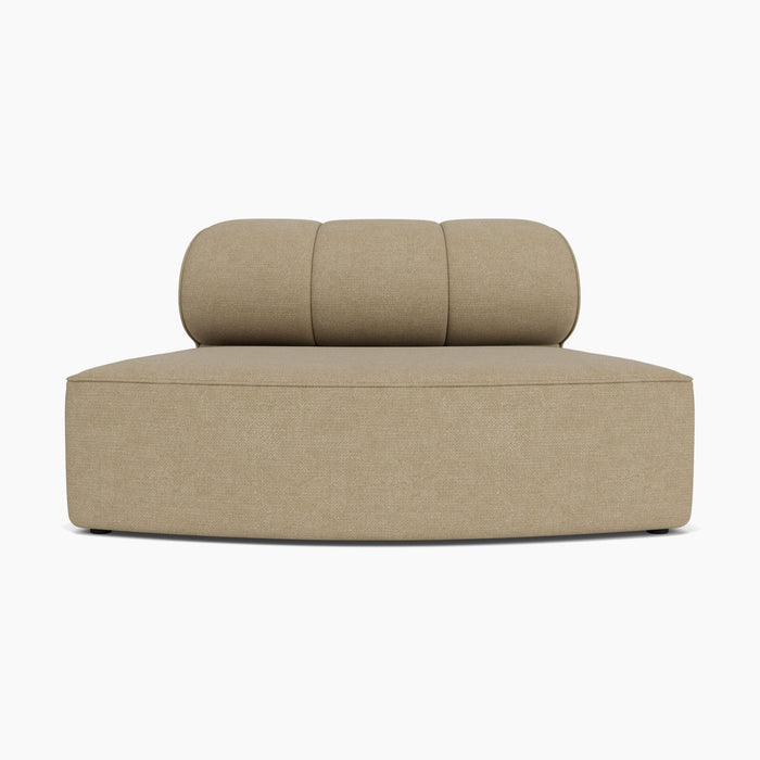Eave Seamline Modular Sofa, 86, Convex Open Section - Audo Bouclé 02