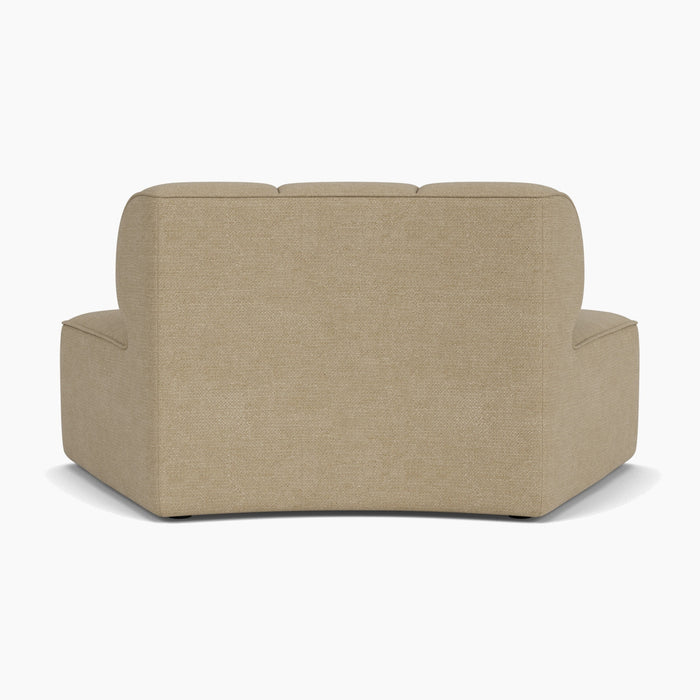 Eave Seamline Modular Sofa, 86, Convex Open Section - Audo Bouclé 02
