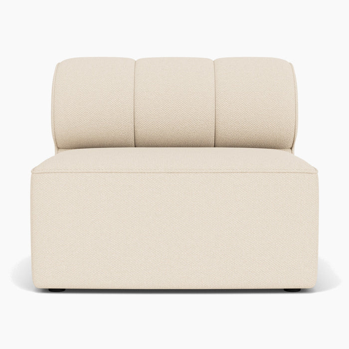 Eave Seamline Modular Sofa, 86, Open Section - Logan Jasmine