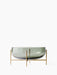 Échasse Bowl - Brass | Green Smoked Glass
