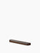 A long, narrow Epoch Shelf in dark stained oak with a reflective inlay, shown at an angle against a plain white background.