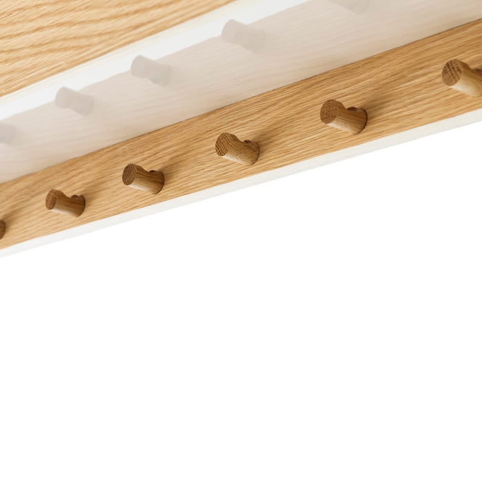 Epoch Shelf with Rack - Natural Oak