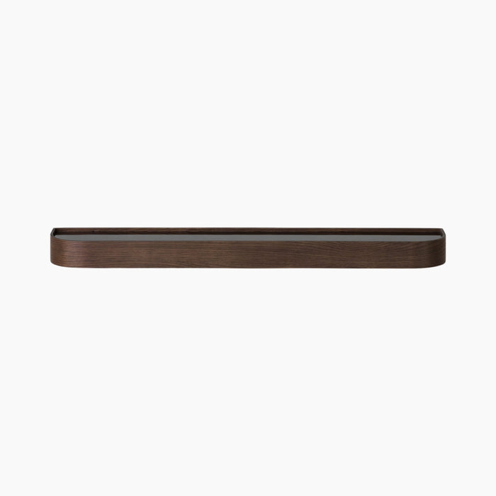 Epoch Shelf with Rack - Dark Stained Oak
