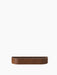 A front-facing view of the Epoch Shelf 50 in a dark stained wood finish, shown against a solid white background.
