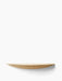 A large Gridy Fungi Shelf in light ash wood, viewed from the front on a white background, with a distinctive curved shape.