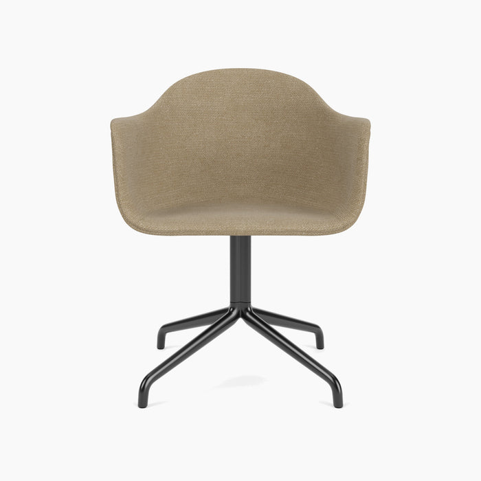 Harbour Dining Chair, Black Star Base - Audo Bouclé 02