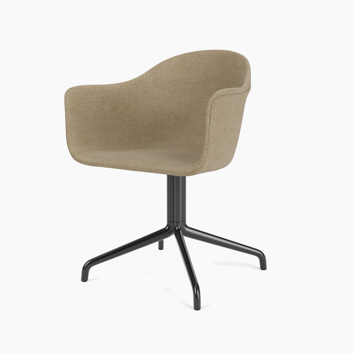 Harbour Dining Chair, Black Star Base - Audo Bouclé 02