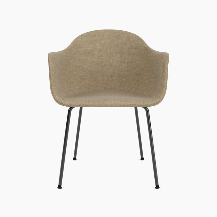 Harbour Dining Chair, Black Steel Base - Audo Bouclé 02