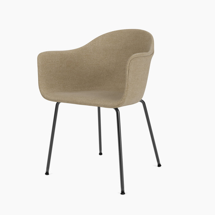 Harbour Dining Chair, Black Steel Base - Audo Bouclé 02