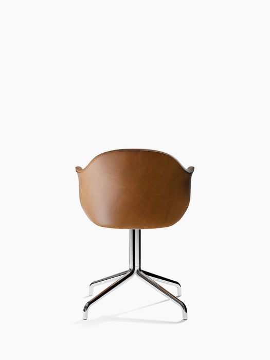 Harbour Dining Chair, Polished Aluminium Star Base - Dakar 0250