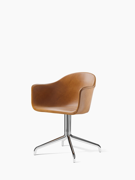 Harbour Dining Chair, Polished Aluminium Star Base - Dakar 0250
