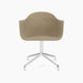 Harbour Dining Chair, Polished Aluminium Star Base - Audo Bouclé 02
