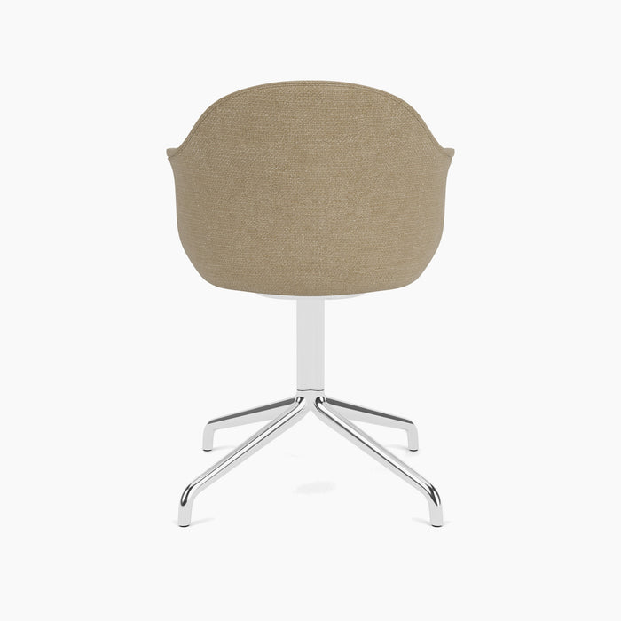 Harbour Dining Chair, Polished Aluminium Star Base - Audo Bouclé 02