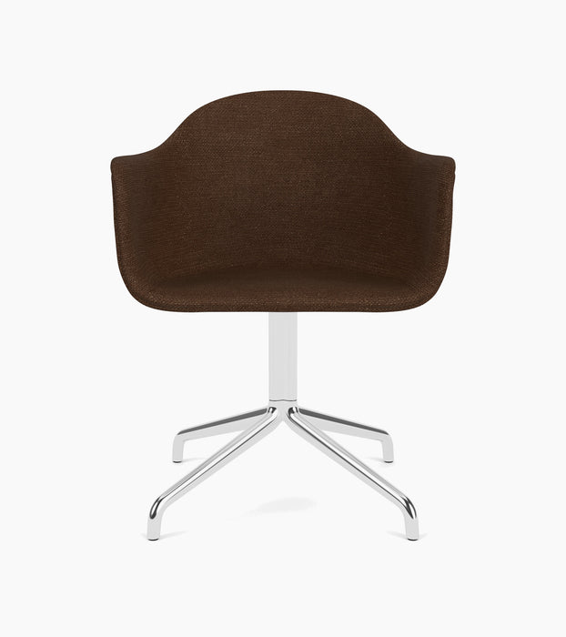 Harbour Dining Chair, Polished Aluminium Star Base - Audo Bouclé 07