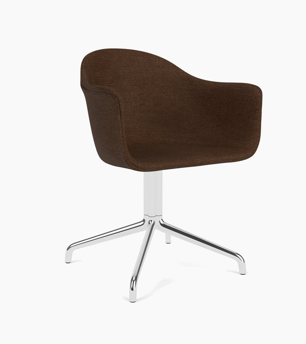 Harbour Dining Chair, Polished Aluminium Star Base - Audo Bouclé 07