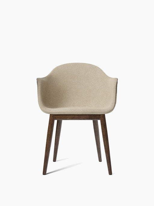 Harbour Dining Chair, Wooden Base - Audo Bouclé 02