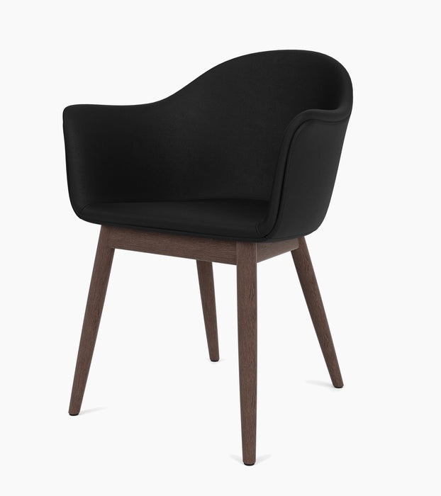 Harbour Dining Chair, Wooden Base - Sierra 1001