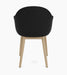 Harbour Dining Chair, Wooden Base - Sierra 1001