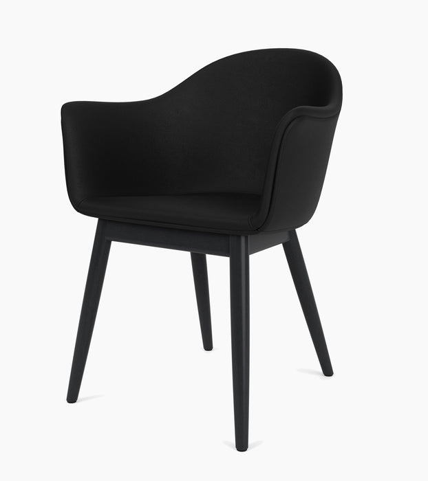 Harbour Dining Chair, Wooden Base - Sierra 1001
