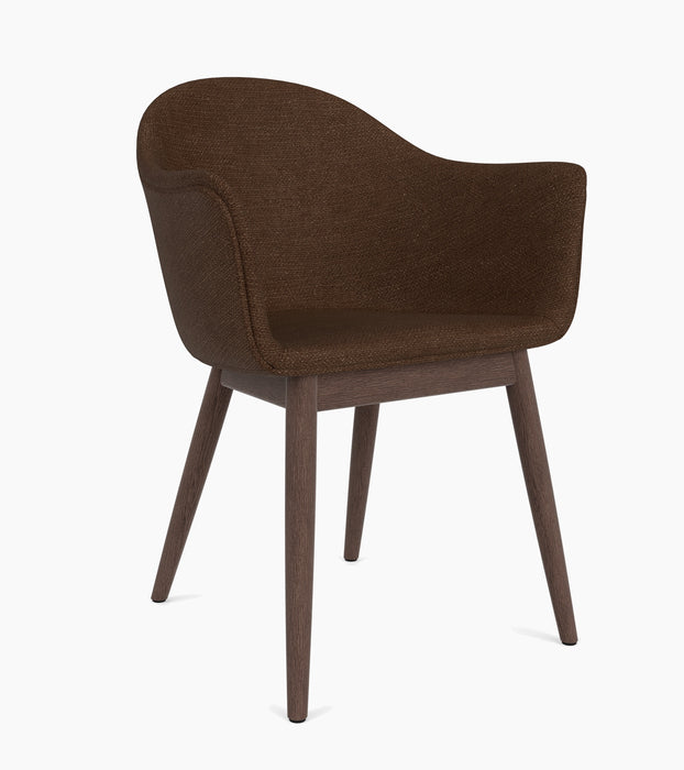 Harbour Dining Chair, Wooden Base - Audo Bouclé 07
