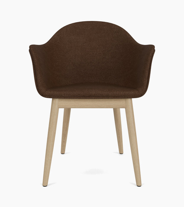 Harbour Dining Chair, Wooden Base - Audo Bouclé 07