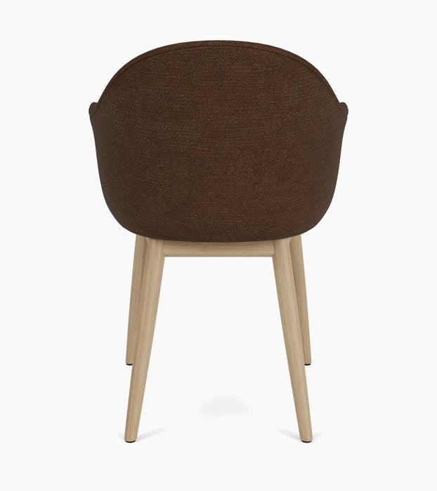 Harbour Dining Chair, Wooden Base - Audo Bouclé 07