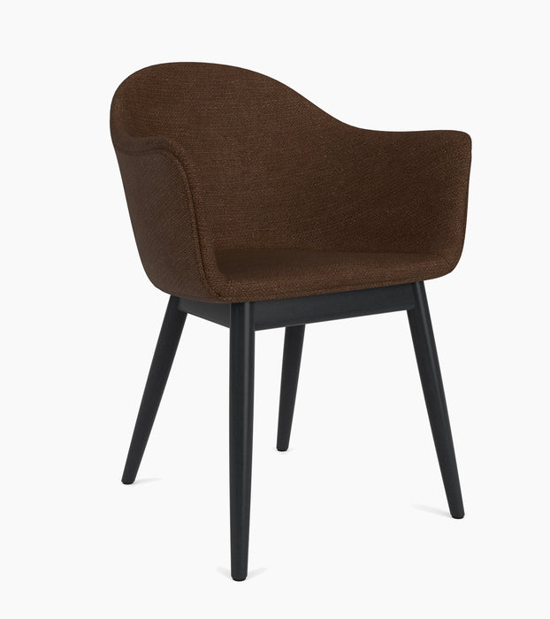 Harbour Dining Chair, Wooden Base - Audo Bouclé 07
