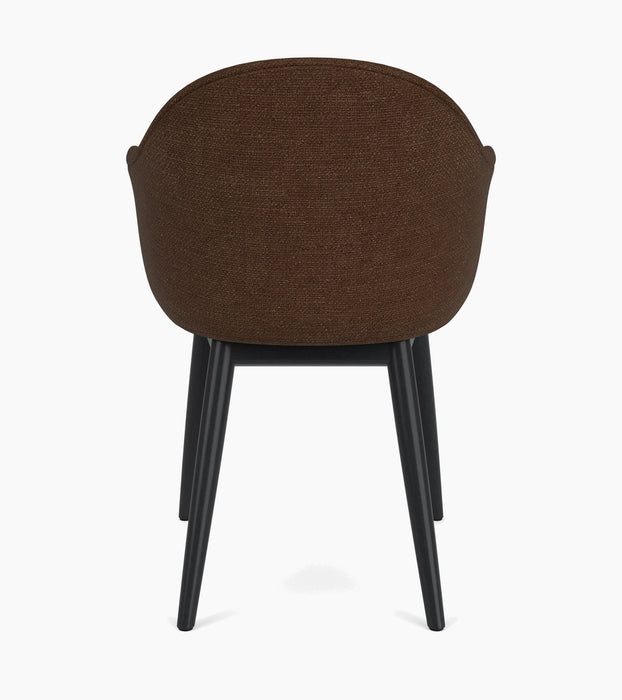 Harbour Dining Chair, Wooden Base - Audo Bouclé 07