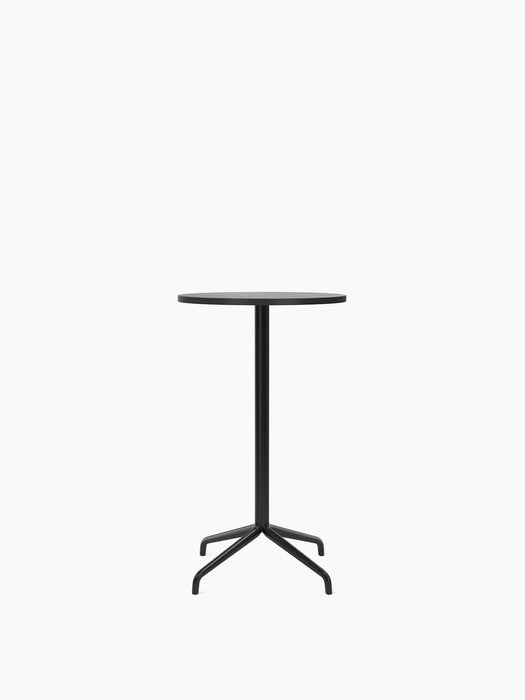 Harbour Column Bar Table - Black Oak